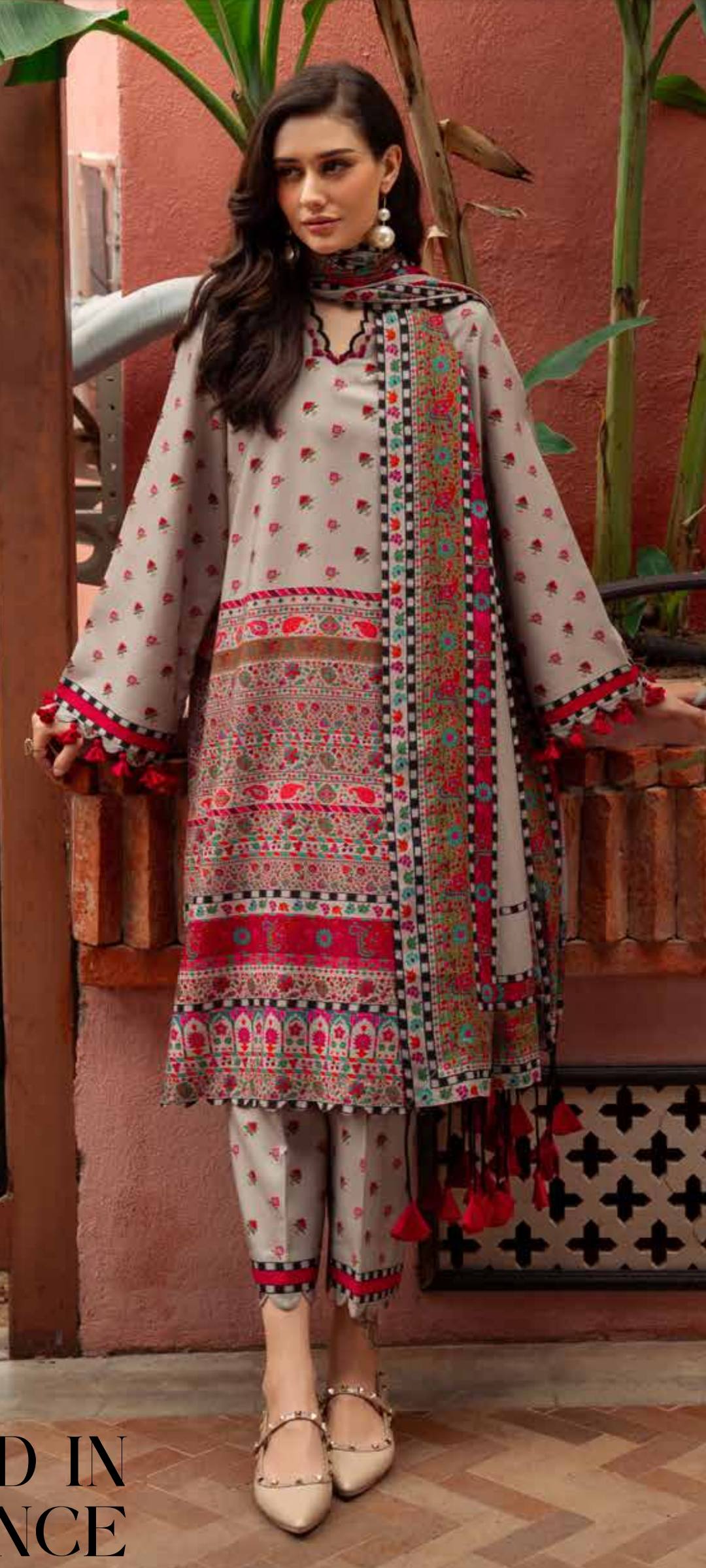Charizma - Winter 3PC Karandi Digital Print Dress - KP3390