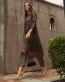 Charizma - Winter 3PC Karandi Digital Print Dress - KP3393