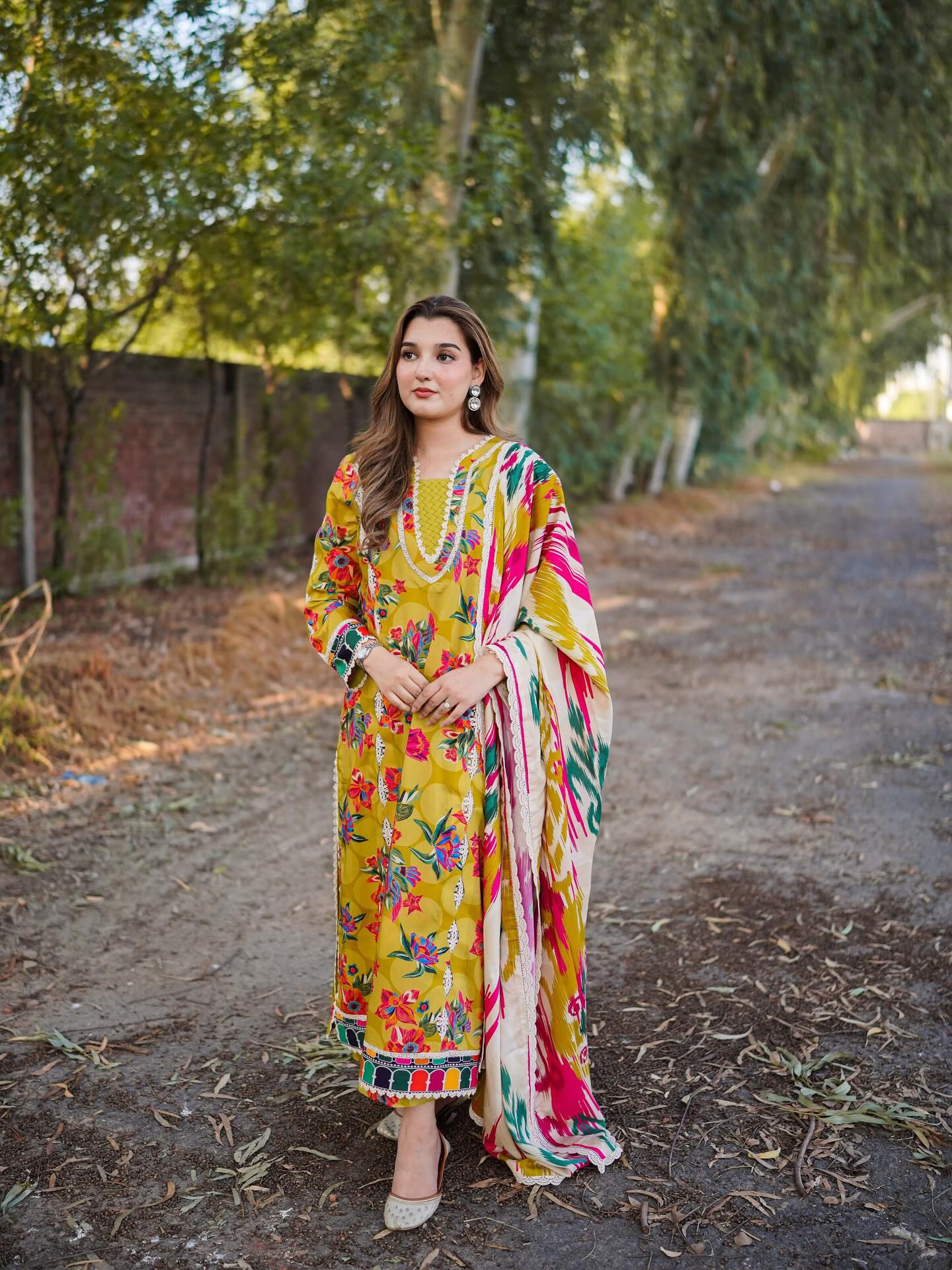 Charizma - Winter 3PC Karandi Digital Print Dress - KP33419