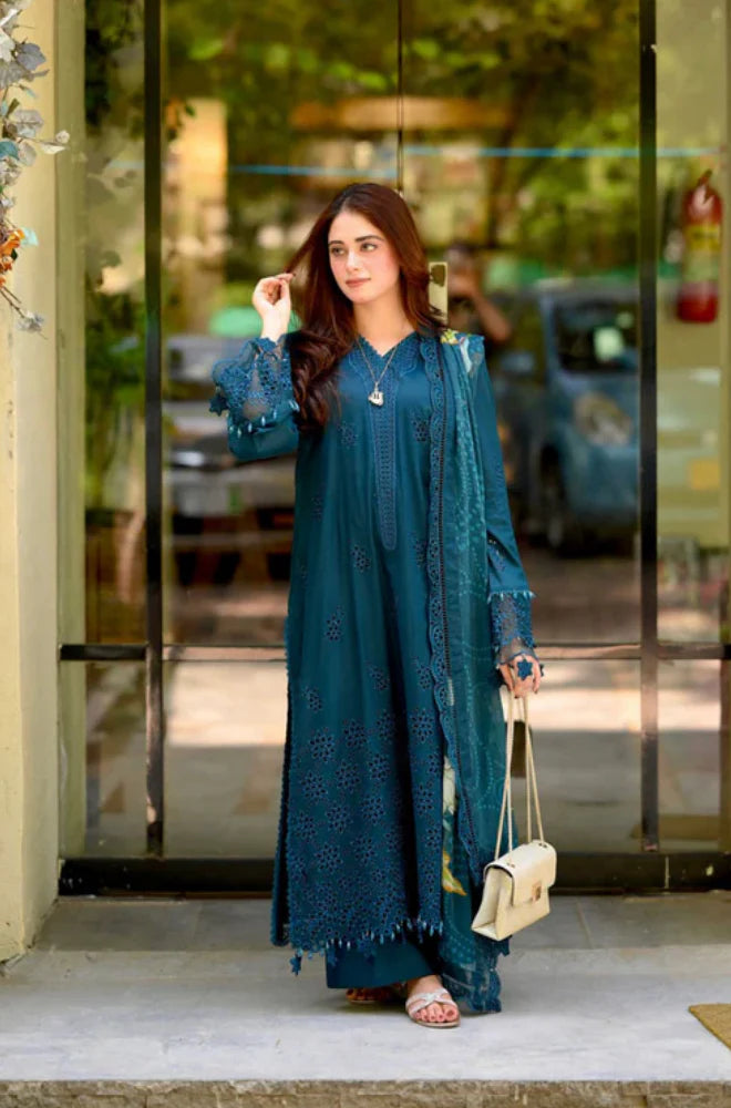 KP1070 - Bareeze 3PC Lawn Embroidered Suit