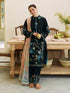 KP757-SUMMER - 3PC Lawn Heavy Embroidered Shirt With Printed Dupatta Fancy Monar