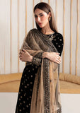Baroque Embroidered Velvet 3piece suit - KP2020