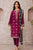 KP619-WINTER 3PC Dhannak Embroidered suit with Printed Shawll