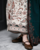 ZAIB - Winter 3PC Dhanak Embroidered Suit - kp1273