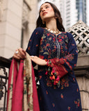 Charizma - Winter 3PC Dhanak Embroidered Suit - kp1281