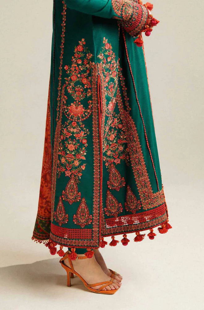 KP994 - Hussain Rehar 3 Piece Embroidered Lawn Suit