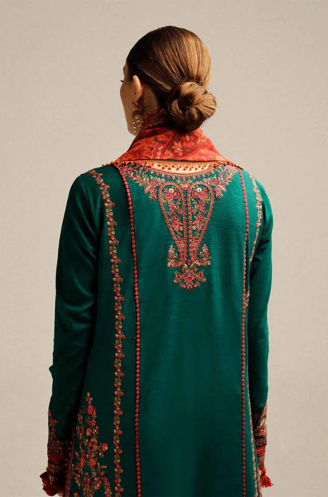 KP994 - Hussain Rehar 3 Piece Embroidered Lawn Suit