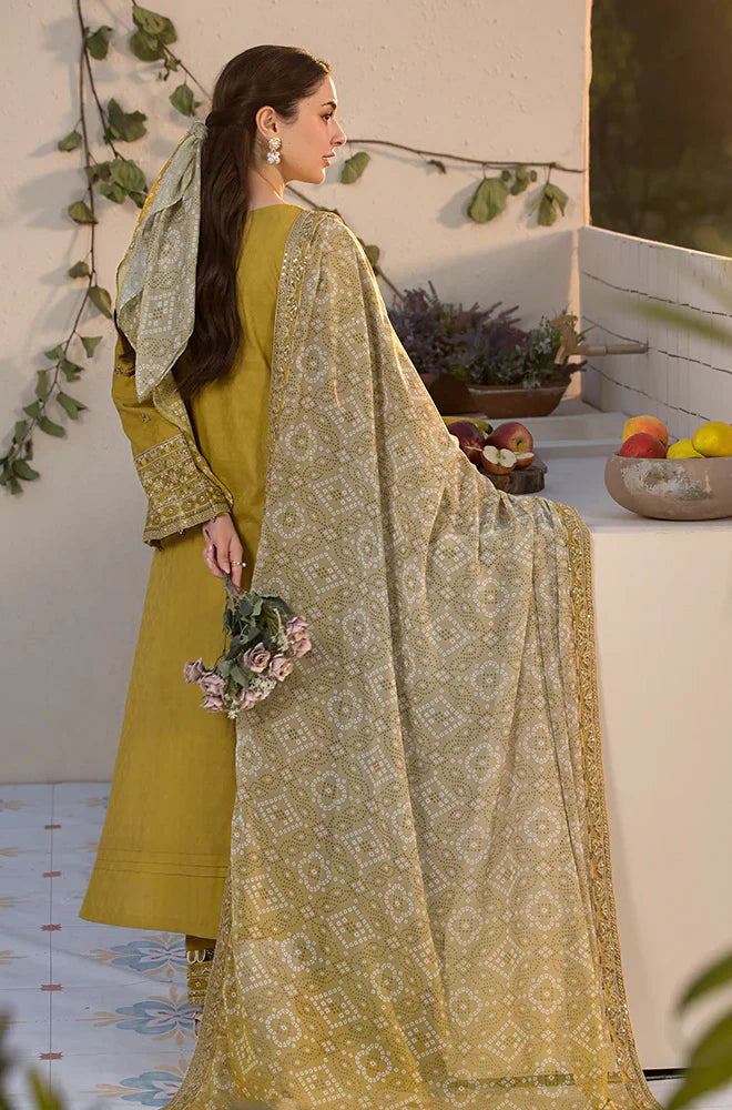 Laam 3PC Embroidered Suit - KP1072