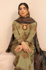 Mohagni - Winter 3PC Dhanak Embroidered Suit - kp3360