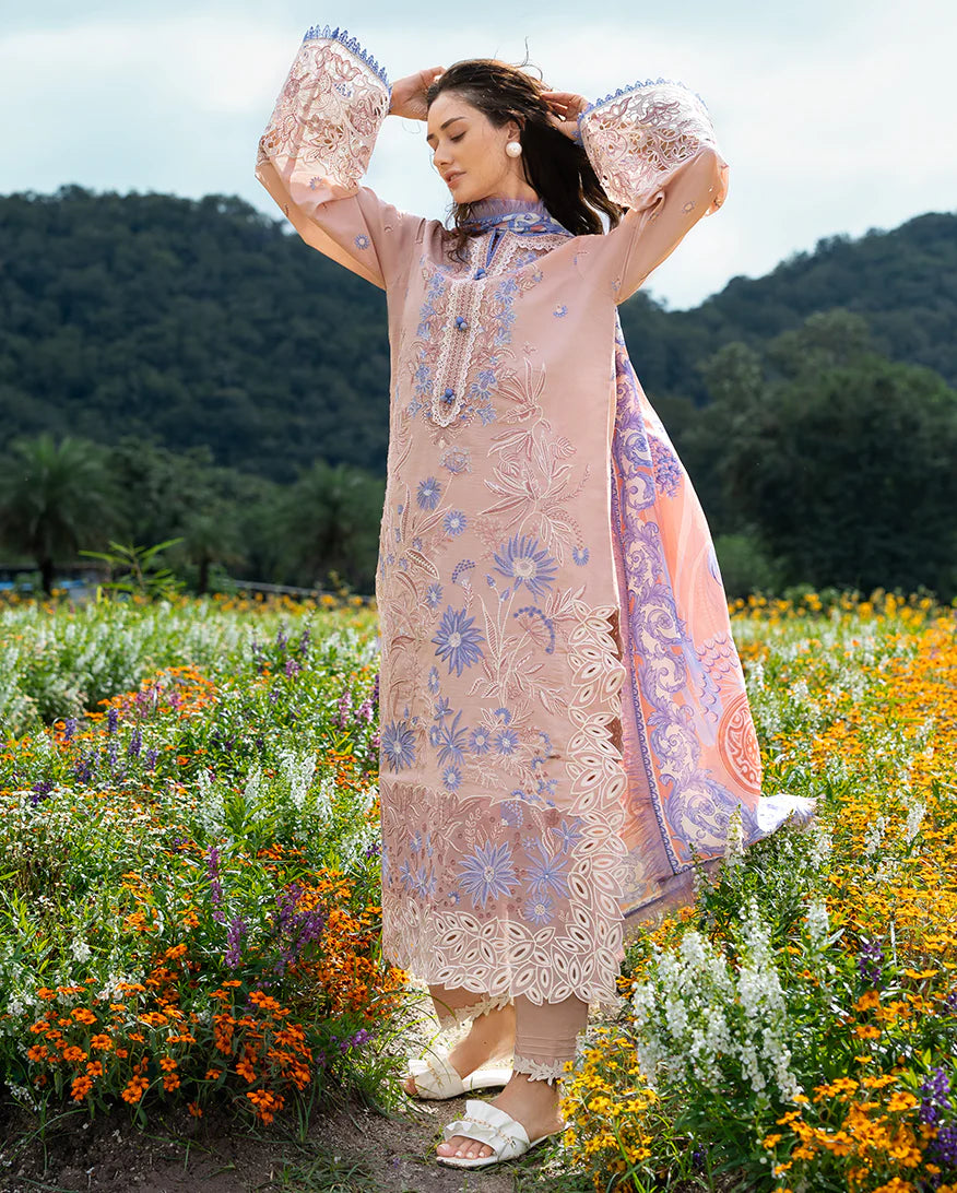 Mushq - SUMMER 3PC Lawn ChickenKari Embroidered Suit-KP1216