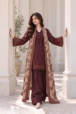 Sapphire - Winter 3PC Dhanak Embroidered Suit - kp1318