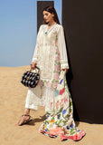 Crimson - 3PC Lawn ChickenKari Embroidered Suit - kp1088