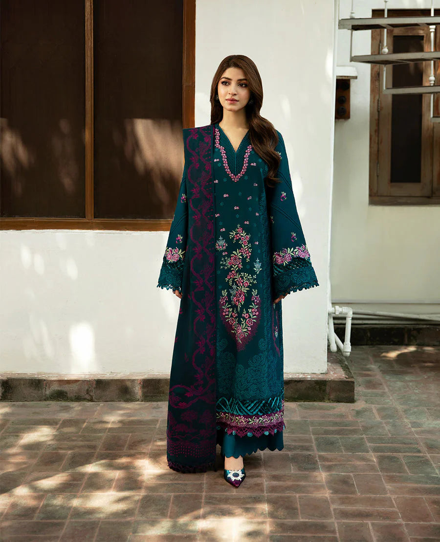 Sobia Nazir - Winter 3PC Dhanak Embroidered Suit - kp3345