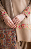 Aisling - Winter 3PC Dhanak Embroidered Suit - kp1268