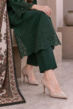 Charizma - Winter 3PC Dhanak Embroidered Suit - kp1319