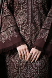 ZAIB - Winter 3PC Dhanak Embroidered Suit - kp1307
