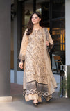 Breeze- 3PC Lawn Embroidered Suit - 1077