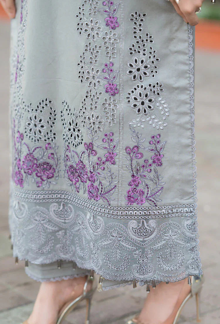 KP1047 - Mushq - 3PC Lawn ChickenKari Embroidered Suit