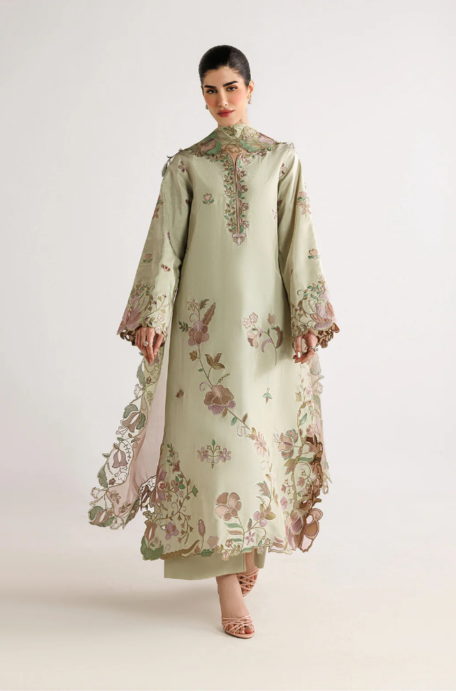 Baroque - Summer-3PC Lawn Embroidered Suit - kp1217