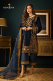 Winter  Embroidered Velvet 3piece suit-KP2028