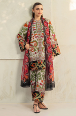 Baroque - Summer 3PC Lawn Digital Print Dress - KP1158