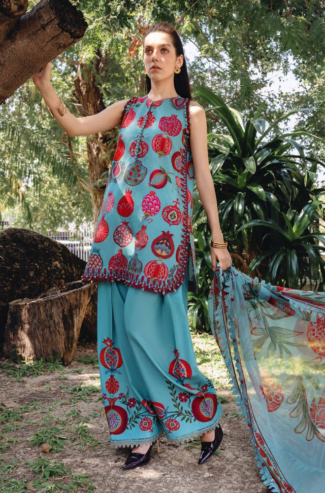 Maria.B - Summer 3PC Lawn Digital Print Dress - KP1163