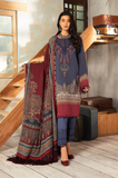 Maria B  - Winter 3PC Karandi Digital Print Dress - KP33409