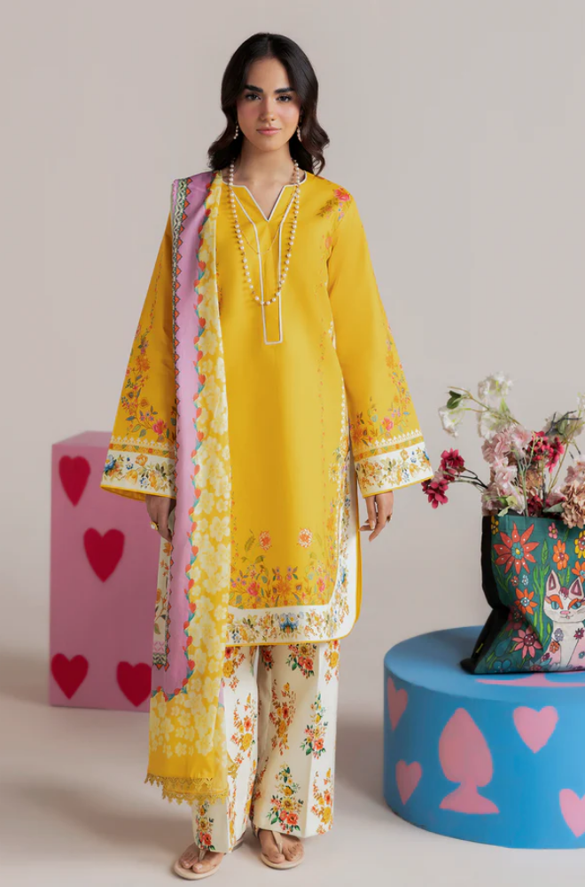 Rang Rasiya - Summer - 3PC Lawn Digital Print Dress - KP1195