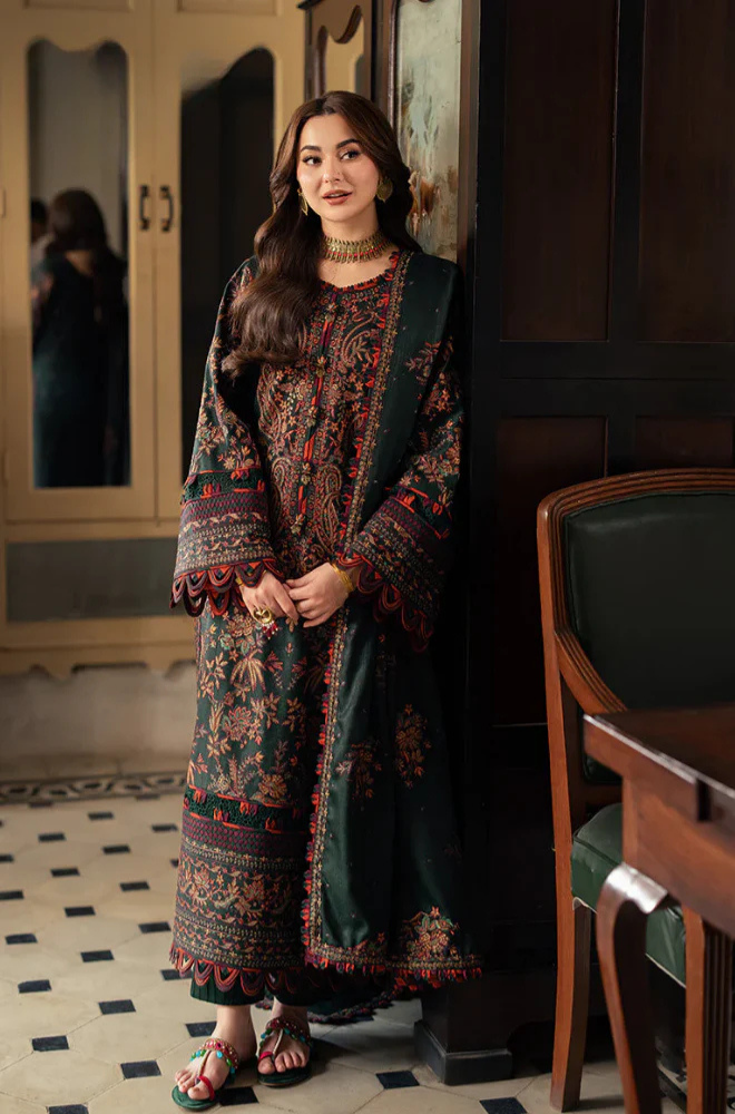 Asim Jofa - Summer 3PC Lawn Embroidered Suit - KP1203