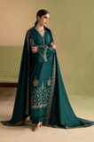 Ziva - Winter 3PC Dhanak Embroidered Suit - KP1301