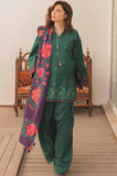 Sapphire - Winter 3PC Dhanak Embroidered Suit - kp1310