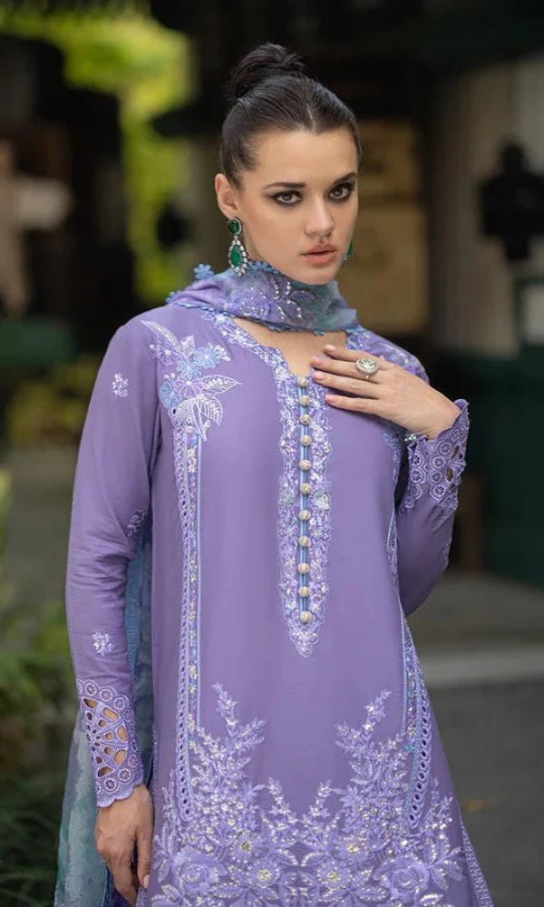 KP978 - Mushaq - 3PC Chickan Kari Embroidered Lawn Suit