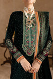 Ansub jahangir Embroidered Velvet 3piece suit - KP2019