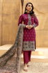 kp512-WINTER Embroidered Dhanak Suit with Heavy Embroidered Dhanak Shawll