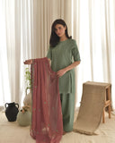 Charizma - Summer 3PC Lawn Embroidered Suit - kp1122
