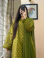 Khaadi - Summer 3PC Lawn Digital Print Dress - KP1153