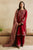 Kp602-WINTER 3-Pc Embroidered Dhanak Suit with Heavy Embroidered Dhanak Shawll