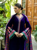 Charizma Embroidered Velvet 3piece suit - KP2016