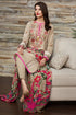 kp530-WINTER 3PC Khaddar Embroidered Suit with Printed Wool Shawll