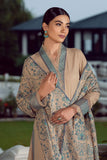 kp532-Embroidered Dhanak Suit with Heavy Embroidered Dhanak Shawll