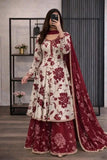 Kashaf - 3 piece Lawn silk frock style Printed suit -KP1227
