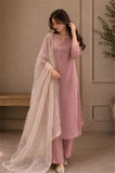 Bunaai - Summer-3PC Lawn Embroidered Suit - kp1256