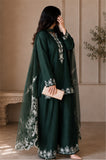 Embroidered 3 Piece Unstitched  Lawn Suit- kp1257
