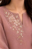 Bunaai - Winter -3PC Silk Embroidered Suit - kp1293