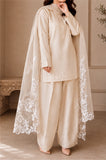 Embroidered 3 Piece Unstitched Lawn Suit- kp1258